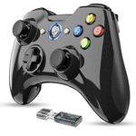 EasySMX Wireless 2.4g Game Controller Support PC (Windows XP/7/8/8.1/10) and PS3, Android, Vista, TV Box Portable Gaming Joystick Handle (Wireless Joystick)