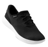 Kizik The Madrid Eco-Knit Slip-On Sneakers, Casual Trendy Shoes for Women and Men, Black White, 10.5 Women/9 Men