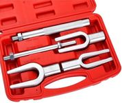 DASBET Ball Joint Separator Tie Rod Tool Set 5PCS Pickle Fork Kit with Ball Joint, Tie Rod, and Pitman Arm for Cars and Light Trucks