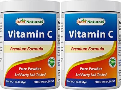 Best Naturals 100% Pure Vitamin C Powder Non-GMO 1 lb (454 Grams) Powder (Also Called Ascorbic Acid) (1 LB (Pack of 2))