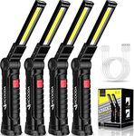 4 Pack Flashlights, LED Work Light,