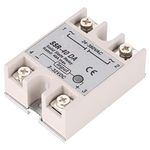 Fafeicy SSR-40DA Solid State Relay, Single Phase DC-AC 40A Input 3-32V DC Output 24-380V AC for Petrochemical Equipment