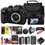 Panasonic Lumix GH5 II Mirrorless Camera (DC-GH5M2BODY) + Corel Photo Software + Bag + 64GB Card + Charger + Card Reader + DMW-BLF19 Battery + Flex Tripod + Cleaning Kit + Memory Wallet + Hand Strap