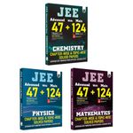 PW JEE Advanced 47 Years with JEE Main 124 Sets PYQs Chapterwise and Topicwise Solved Papers Physics, Chemistry and Mathematics Combo Set of 3 Books