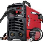 ARCCAPTAIN 130A MIG Welder, 110V Flux Core MIG Welder/Lift TIG/Stick 3 in 1 Welding Machine with Synergy, IGBT Inverter Portable Gasless Welder Equipment with Welding Gun and 2lb Welding Wire
