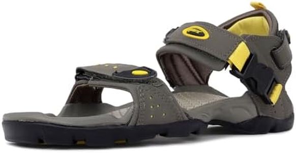 Sparx mens SS0502S Oliveyellow Sandal - 12 UK (SS0502SOLYL0012)