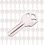 KW1 Brass Blank Key Blanks 50 Pack 