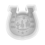 Horseshoe Cowboy Cactus Horse Southern Freshie Silicone Mold for Scented Aroma Beads 3.75” Tall x 3.6” Wide x 0.8” in deep Western Country Resin, Car Candle, Soap, Oven Safe Heat Resistant to 400F