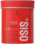 Schwarzkopf NEW OSiS+ Thrill Elastic Medium Hold Hair Gum | Shine & Bendable Texture | Slicked Back Hair & Flyways | Long Lasting for All Hair Types, 100mL