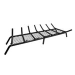 Pleasant Hearth 36-Inch Fireplace Grate with Ember Retainer, 7 Bar, 1/2-Inch Solid Steel