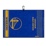 Team Effort Golden State Warriors Face/Club Jacquard Golf Towel