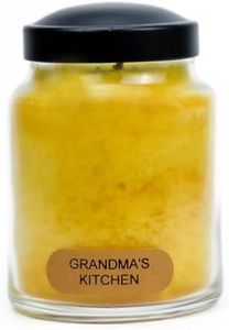 A Cheerful Giver - Grandma's Kitchen Baby Scented Glass Jar Candle (6oz) with Lid & True to Life Fragrance Made in USA