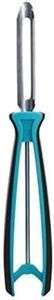 Linden Sweden Soft Grip Peeler - Turquoise | Rust Resistant Vegetable Peeler with Ergonomic Handle for Safety and Control | Dishwasher Safe Potato Peelers Made In Sweden | 6.5”