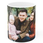 LAACO Customized|Personalized Photo on Coffee Mug|Cup for Gift - White Ceramic Mugs Name Gifts for Birthday