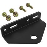 Foozet Zero Turn Hitch - Steel Lawn Mower Hitch, 3/16'' Thick and Heavy Duty Steel Zero Turn Mower Accessories, Including Installation Hardware (Black)