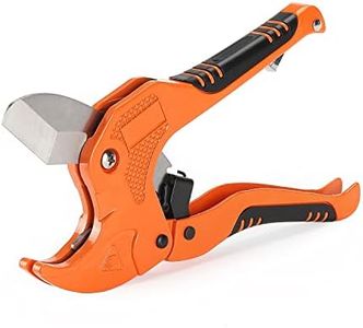 Bates- PVC Pipe Cutter, Cuts up to 1-1/4", Ratcheting PVC Pipe Cutter Tool, Pipe Cutters PVC, PVC Pipe Shears, PVC Cutter, Plastic Pipe Cutter, PEX Pipe Cutter, PVC Cutter Tool, PVC Ratchet Cutter