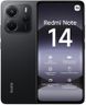 xiaomi Redmi Note 14 smartphone, 6+128GB, black, 108MP AI camera system, 5500mAh battery, 120Hz eye-care display, AI features (no charger included), 2 year Warranty