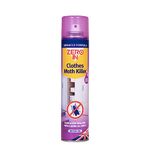 Zero In Clothes Moth Killer - 300 ml Aerosol. Ready-To-Use. Kills Clothes Moths and Larvae. Whole Room Treatment