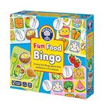 ORCHARD TOYS Fun Food Bingo, Educational and Fun Matching Game, Ideal For Kids Age 3-6