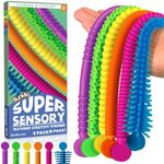 BUNMO Stretchy Strings - Sensory Toys for Toddlers - Stimulating & Addictive Sensory Toys for Kids - Fidget Toy - Hours of Fun for Kids - Non-Mouthable Toy 3+ - Super Sensory 6 Pack