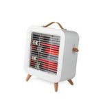 Warmlite, WL42016, Infrared Desk Heater, Ultra-Quiet, Energy Efficient, Overheat Protection, 550W, Cream