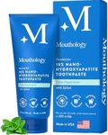 Mouthology 10% Nano Hydroxyapatite Toothpaste (Fluoride Free), Natural, Remineralizing, Whitening, Sensitive Teeth, SLS Free, Xylitol Nano-Hydroxyapatite Toothpaste for Adults, Mint 4oz (USA Made)