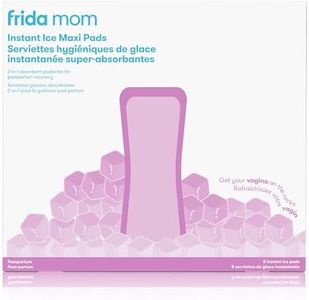 Frida Mom 2-in-1 Postpartum Absorbent Frida Mom Postpartum Perineal Ice Maxi Pads | Instant Cold Therapy Packs and Absorbent Maternity Pad in One Ready-to-use Padsicle for After Birth