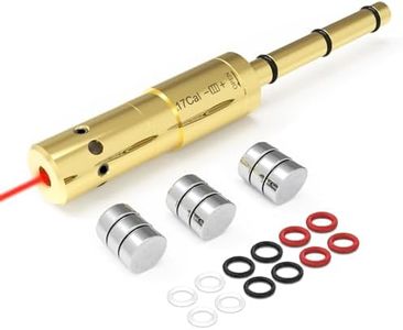 Angeebin Laser Boresighter for .17HMR/.177Cal Firearms, End Barrel Laser Bore Sight Accurate and Easy Use