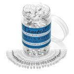 200PCS White Solder Seal Wire Connectors 26-24 AWG, Camtek Heat Shrink Butt Connectors Splice Wire Terminals Electrical Wire Connectors Insulated Waterproof Marine Automotive Copper Connectors Kit