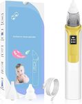 B-Arm Electric Baby Nasal Aspirator - 6 Suction Levels with Display|Rechargeable Nose Cleaner|Effective blocked nose relief for Infant & Children|Mucus Extractor/Snot Sucker for Adults (Yellow, Color)