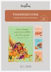 DaySpring - Thanksgiving Prayers - 4 Design Assortment with Scripture (12 Boxed Cards and Envelopes) (J4925)