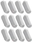 Hanes Hanes Men`s No Show Socks, 190V12, 6-12, White