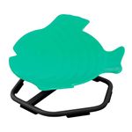 MagicMeadow Sensory Spinning Fish Toy | Fully Assembled Spinning Chair, Autism-Friendly, Special Needs Resource Enriching Play for Kids | Green