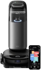 eufy Omni S1 Pro, Robot Vacuum Cleaner with Mop, HydroJet, Incredible Suction, Obstacle Avoidance,Eco-Clean Ozone, Lift Mop, Auto Washing & Drying, Auto-Emptying, Detergent Dispenser