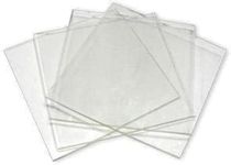 COE 96 6 inch Clear Glass Squares - 10 Pack by Binari Glass Studio
