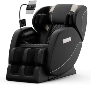 Massage Chair Recliner, Full Body Massage Chair, Electric Ergonomic Lounge Chair with 5 Auto Modes, 6 Fixed Massage Rollers, 3 Adjustable Intensity Levels, Home Theater Single Sofa Recliner