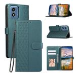 Case for Motorola Moto G Play 2024 5G, Moto G Play Gen 3 Case Wallet with Wrist Strap & Magnetic Clasp, Card Holder Slots, PU Leather Motorola G Play 2024 Phone Case Stand Flip Book Cover, Green