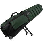 Sun Mountain ClubGlider Meridian Golf Travel Bag - 4-Wheel Rolling System, Extendable & Retractable Legs for Easy Transport, Effortless Travel & Maneuverability - Green-Black