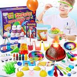 UNGLINGA 70 Lab Experiments Science Kits for Kid, Educational Scientific Toys Gifts for Girls Boys, Chemistry Set, Erupting Volcano, Fruit Circuits STEM Activities