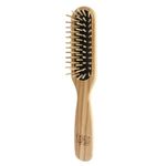 TEK - Rectangular Brush with Short Tooth in Ash Wood Handmade in Italy, for Short Hair - 22 x 4 cm