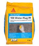 Sika Monotop 108 Water Plug, Rapid setting mortar for plugging water leakage instantly, 5kg