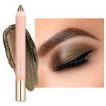 Oulac Waterproof Eye Pencil Glitter- Highly Pigmented Eyeshadow Stick Smooth & Long Lasting Blendable Eyes Makeup, Vegan & Cruelty-Free 3.8g, (03) Sweet and Sour