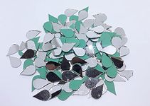 Crafteez Shisha Mirrors for Embroidery and Craft Purpose (Tear Drop Shape Pack of 200 Pcs)