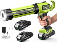 Taskstar Electric Caulking Gun with 2 x 2.0Ah Batteries, Upgraded Brushless