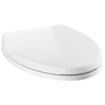 DELTA FAUCET 811901-WH Elongated Slow-Close Toilet Seat in White