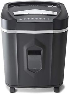 Aurora Professional Anti-Jam 16 Sheet Crosscut Paper/CD and Credit Card Shredder, 30 Minutes Continuous Run Time, Large Size 5-Gallon pullout Wastebasket, Includes casters for Easy Mobility