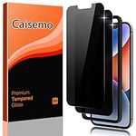 Caisemo 2 Pack For iPhone 14 Plus 6.7'' Privacy Tempered Glass Screen Protector, with Installation Frame 9H Hardness, Anti Scartch,Anti Spy