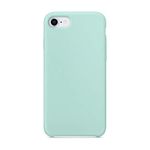 Nik case Back Cover for iPhone 7 / iPhone 8 (Soft|Silicone|Turquoise)