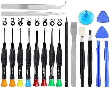 Screwdriver Set 20 Pieces Phone Repair Tool Small Magnetic Kit with Phillips Pentalobe Torx Opening Pry for iPhone iPad Android Phones