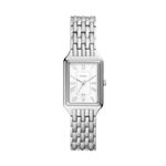 Fossil Women's Raquel Quartz Stainless Steel Three-Hand Watch, Color: Silver (Model: ES5221)